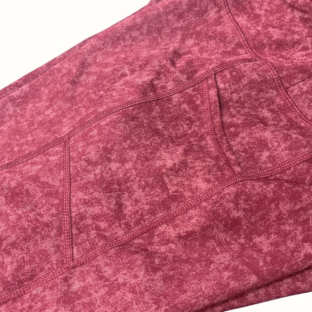 2 Pair Bundle of Side Pocket Athletic Leggings in Black & Pink - Avia, A Core - Picture 2 of 5